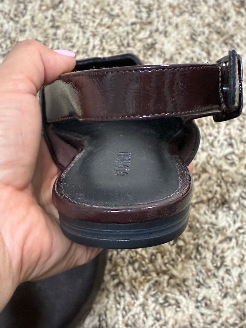 Old Navy Pointed Slingback Flats in Plum - Picture 7 of 8